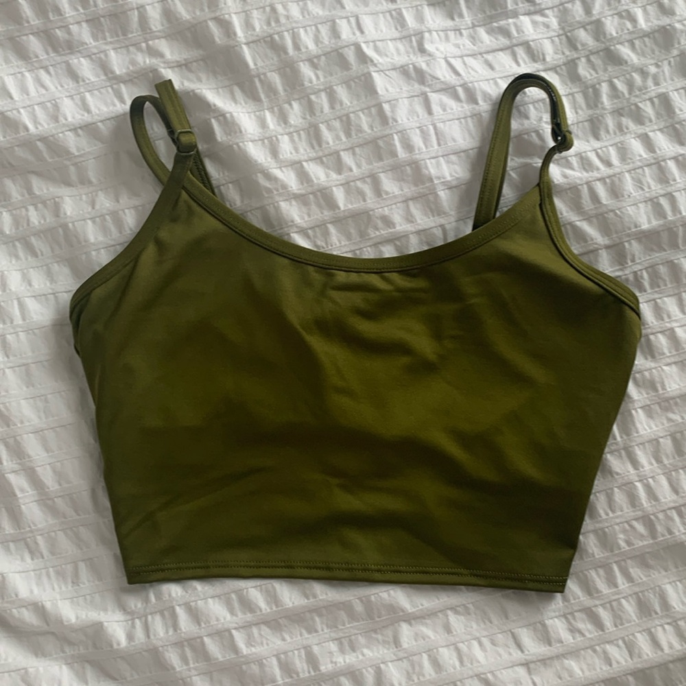 NWOT Pink longline sports bra XS